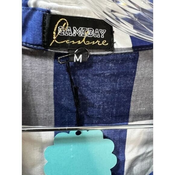 Women's Sport‎ Blue/Black Headway Long Sleeve Plaid Tunic Medium - Picture 5 of 6